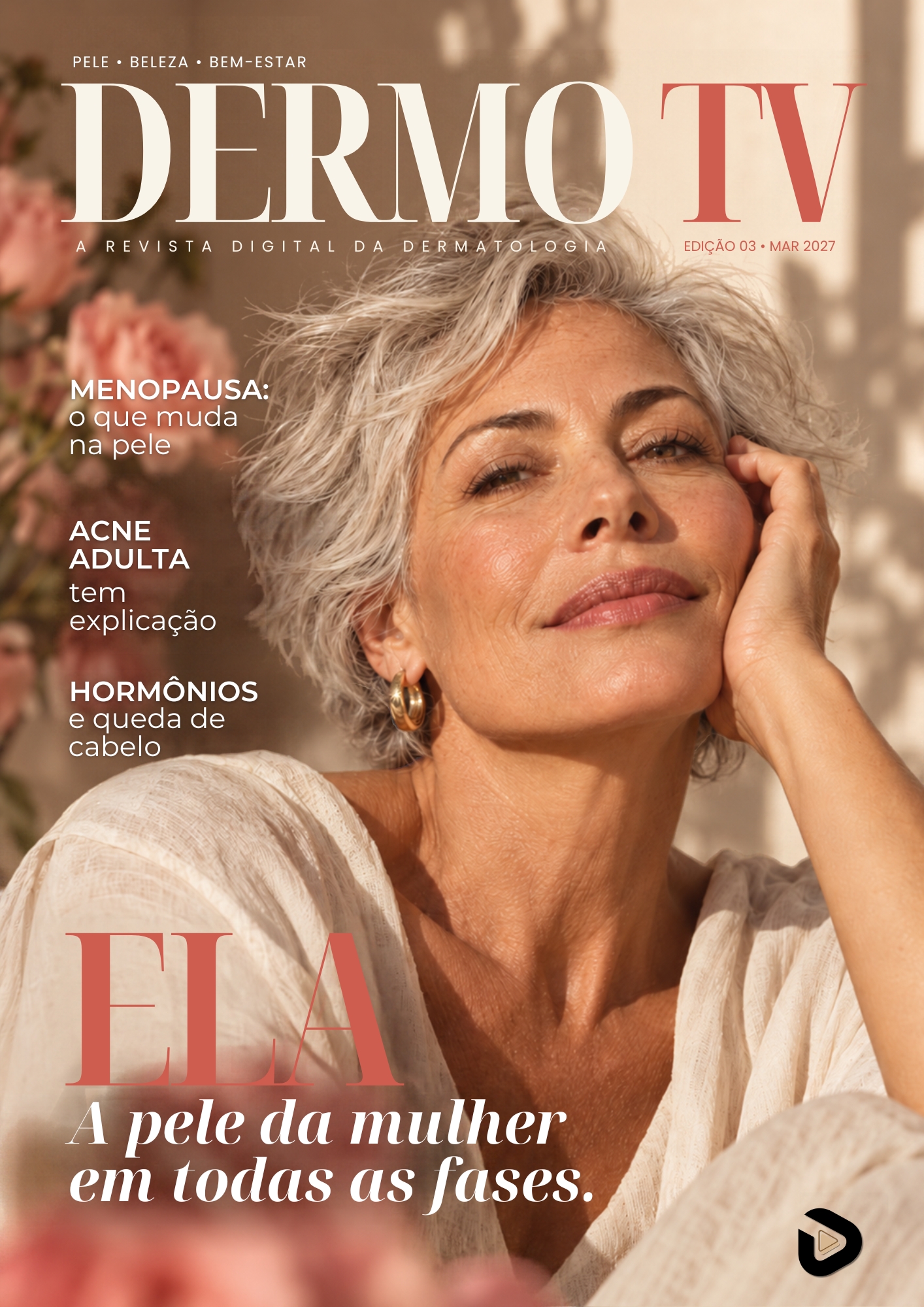 Capa DermoTV Março 2027 — Mulher